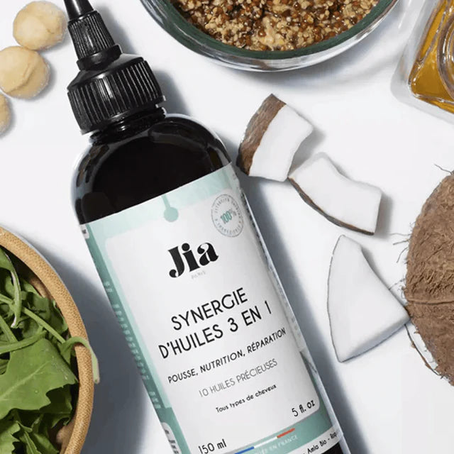 Synergie d'huiles 3 en 1 STIMULE LA POUSSE ET FORTIFIE LES LONGUEURS - Afrotix #