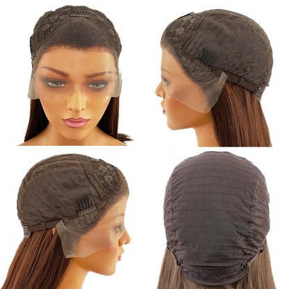 Green Wig - Natural Realistic Long Straight Hair
