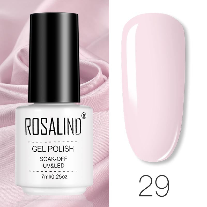 ROSALIND Gel Polish Set Manicure for Nails Semi Permanent Vernis top coat UV LED Gel Varnish Soak Off Nail Art Gel Nail Polish eprolo