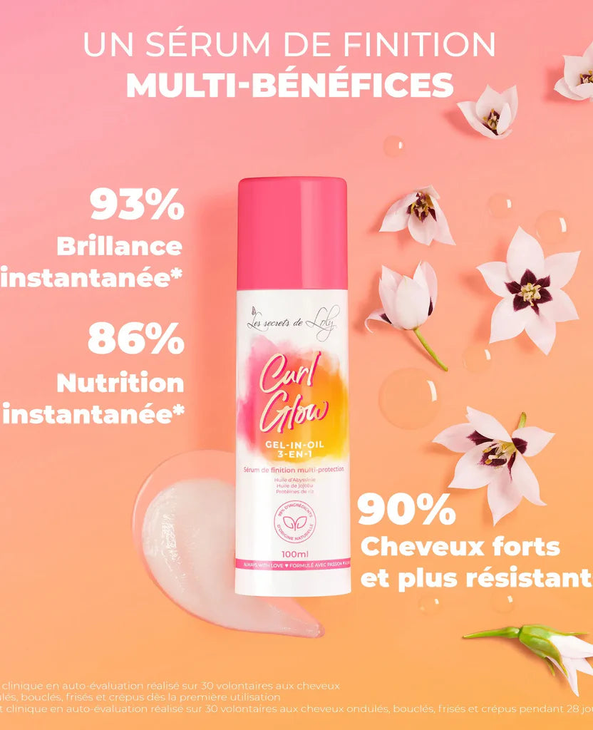 Gel en huile 3 en 1 Curl Glow