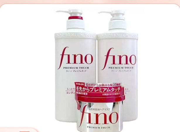 Japonais FINO/fenrich Shampooing Après-Shampooing 550ml Masque Capillaire Parfumé Rouge Afrotix
