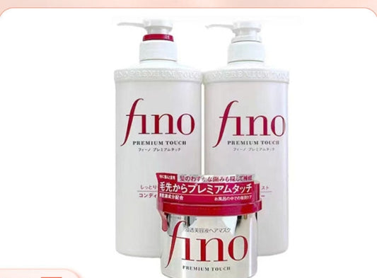 Japonais FINO/fenrich Shampooing Après-Shampooing 550ml Masque Capillaire Parfumé Rouge Afrotix