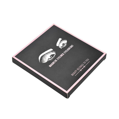 Magnetic False Eyelashes Eyeliner Magnet Eyelash Set 3 Pairs Of Magnetic Eyelashes + Eyeliner + Tweezers eprolo