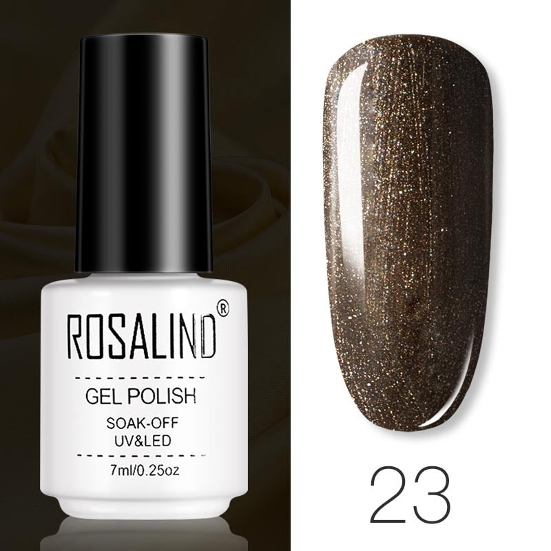 ROSALIND Gel Polish Set Manicure for Nails Semi Permanent Vernis top coat UV LED Gel Varnish Soak Off Nail Art Gel Nail Polish eprolo