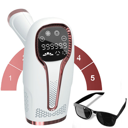 Appareil d'Épilation Laser à Main pour Femmes - Dispositif d'Épilation à Domicile IPL, Photorajeunissement, Épilation Sans Douleur,