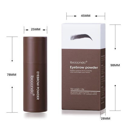 Ensemble de Poudre à Sourcils Seal Lazy Thrush – Sourcils Parfaits en un Geste !