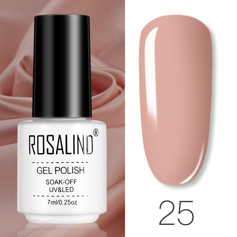 ROSALIND Gel Polish Set Manicure for Nails Semi Permanent Vernis top coat UV LED Gel Varnish Soak Off Nail Art Gel Nail Polish eprolo
