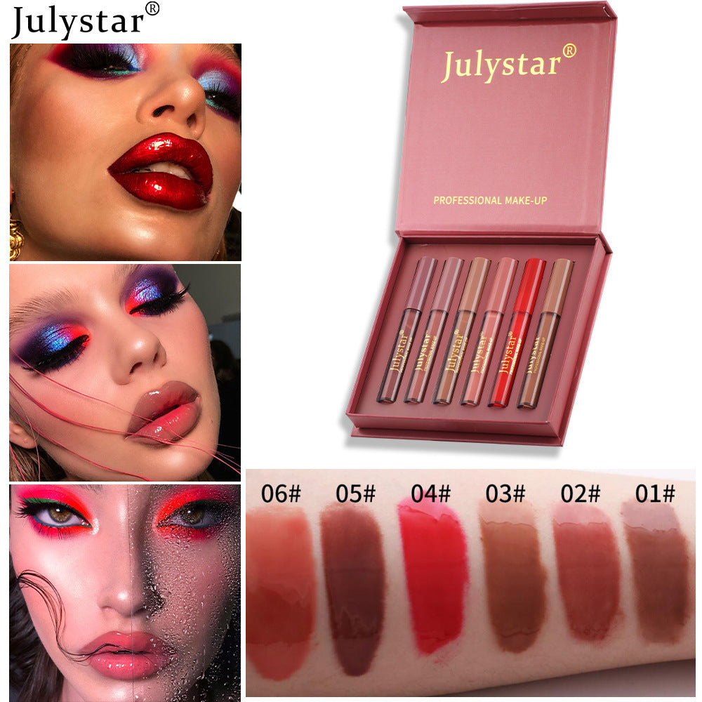 Hydrating Lip Honey Hydrogloss Mirror Lip Cheek Dual Purpose Six piece Set Lip Glaze Labial glaze eprolo