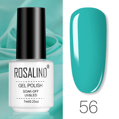 ROSALIND Gel Polish Set Manicure for Nails Semi Permanent Vernis top coat UV LED Gel Varnish Soak Off Nail Art Gel Nail Polish eprolo