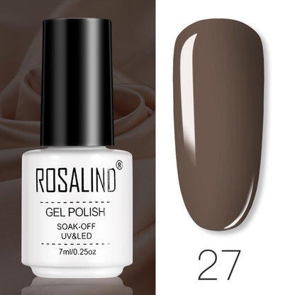 ROSALIND Gel Polish Set Manicure for Nails Semi Permanent Vernis top coat UV LED Gel Varnish Soak Off Nail Art Gel Nail Polish eprolo