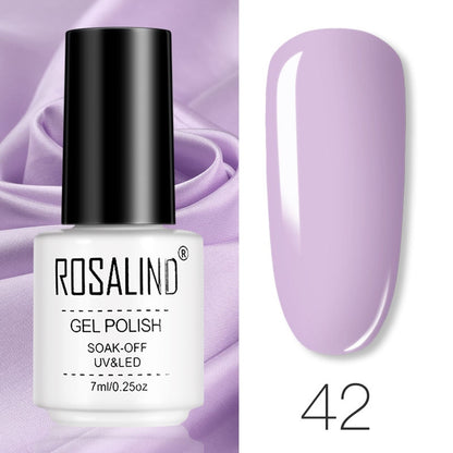 ROSALIND Gel Polish Set Manicure for Nails Semi Permanent Vernis top coat UV LED Gel Varnish Soak Off Nail Art Gel Nail Polish eprolo
