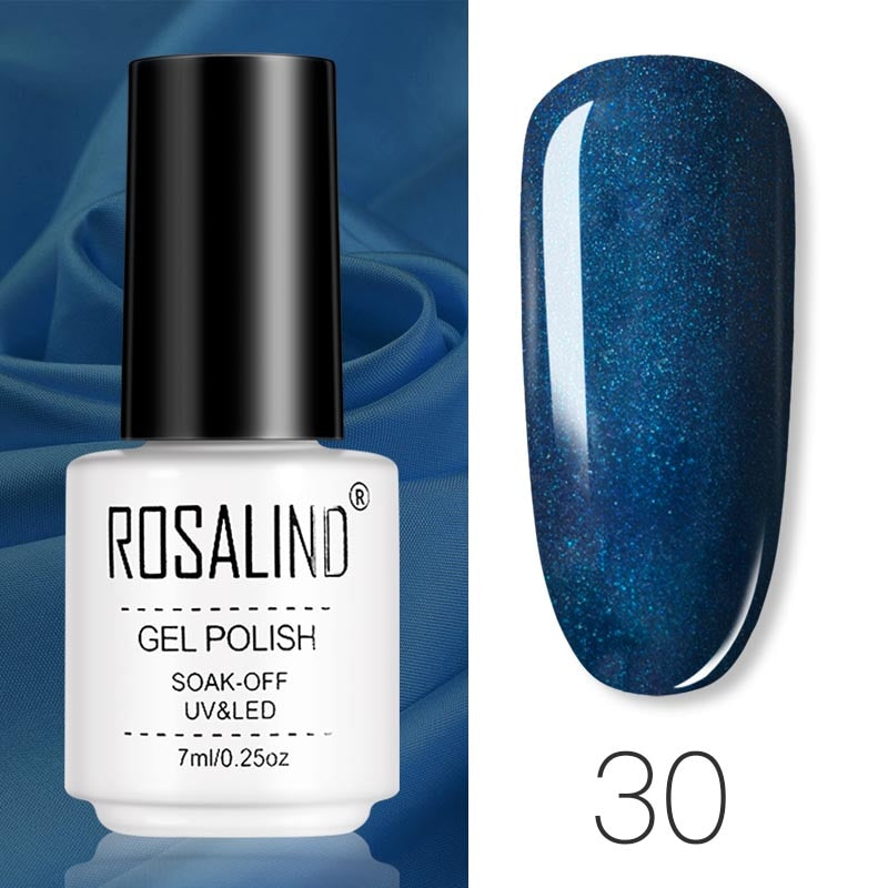 ROSALIND Gel Polish Set Manicure for Nails Semi Permanent Vernis top coat UV LED Gel Varnish Soak Off Nail Art Gel Nail Polish eprolo