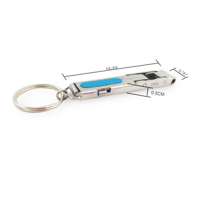 1PC Foldable 0.5cm Ultra-thin Portable Stainless Steel Nail Toe Cutter Trimmer Scissor Manicure Pedicure Tool Fingernail Clipper eprolo