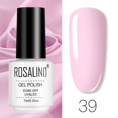 ROSALIND Gel Polish Set Manicure for Nails Semi Permanent Vernis top coat UV LED Gel Varnish Soak Off Nail Art Gel Nail Polish eprolo