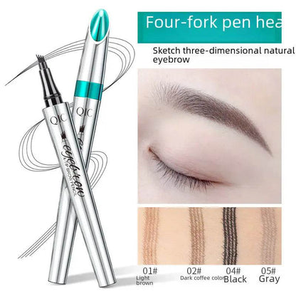 Four-prong Liquid Eyebrow Pencil Waterproof - Afrotix