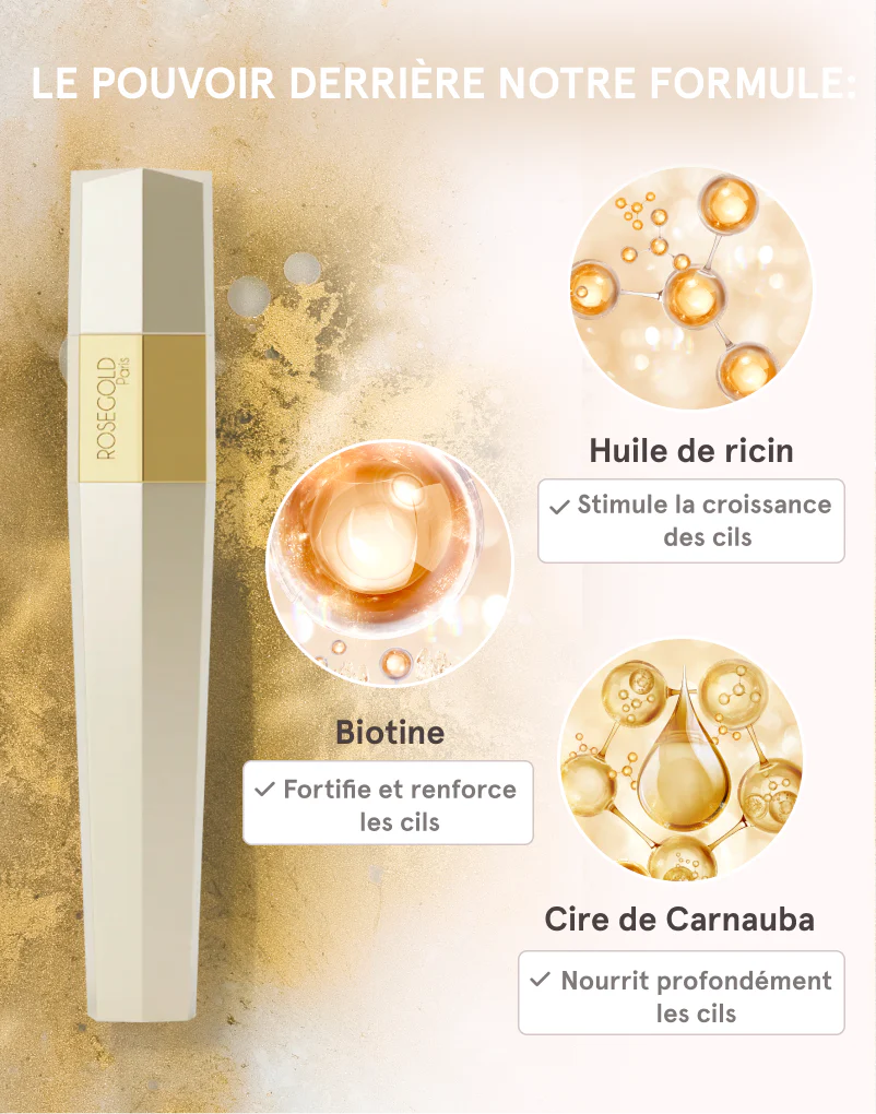 Máscara potenciadora del crecimiento GOLD LASH 7 ml 