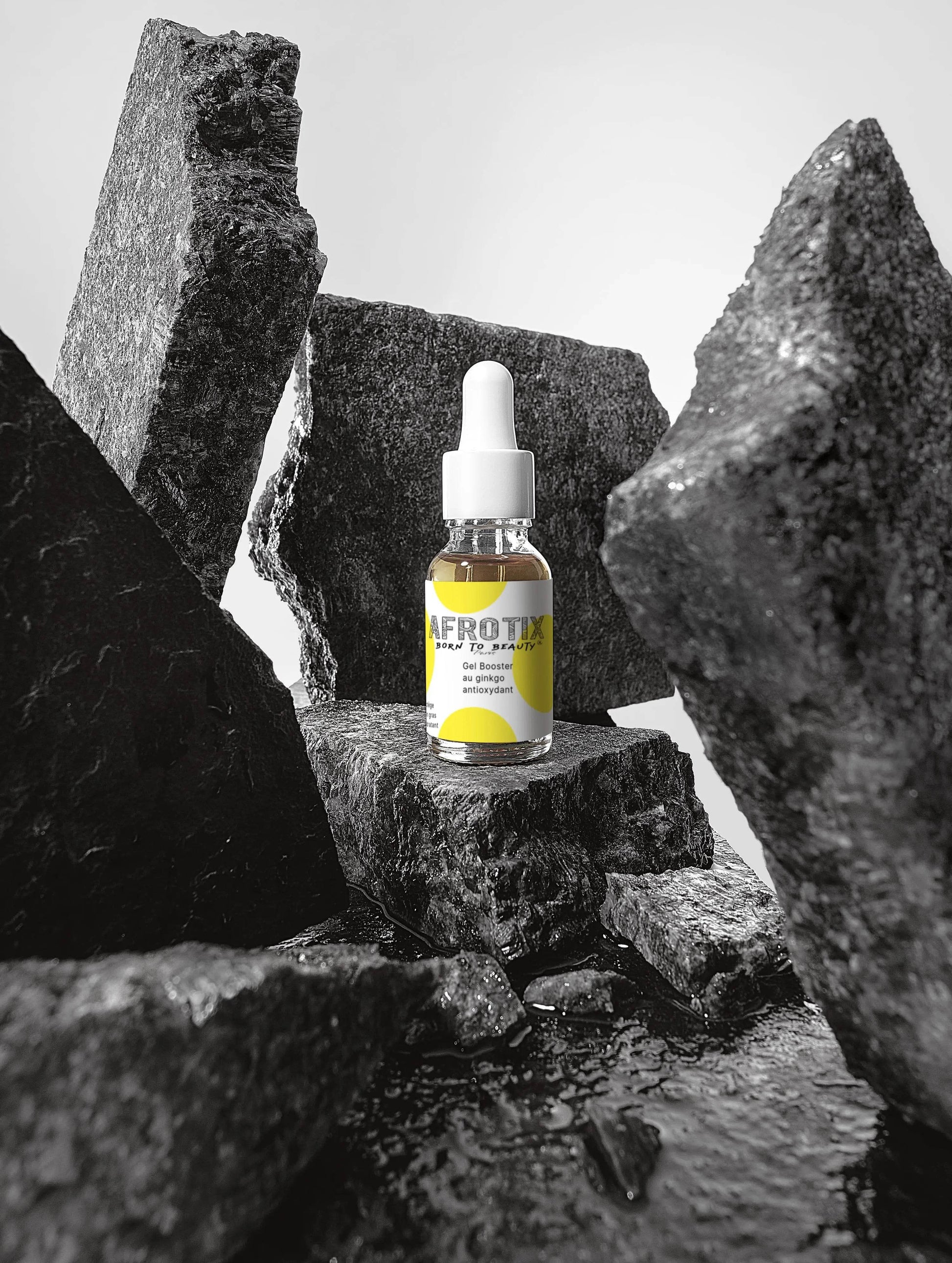 Gel booster .Soins anti-âge, peau terne, peau fatiguée - Afrotix