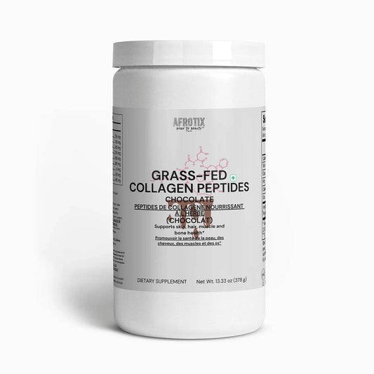 Grass-Fed Collagen Peptides Powder (Chocolate) - Afrotix