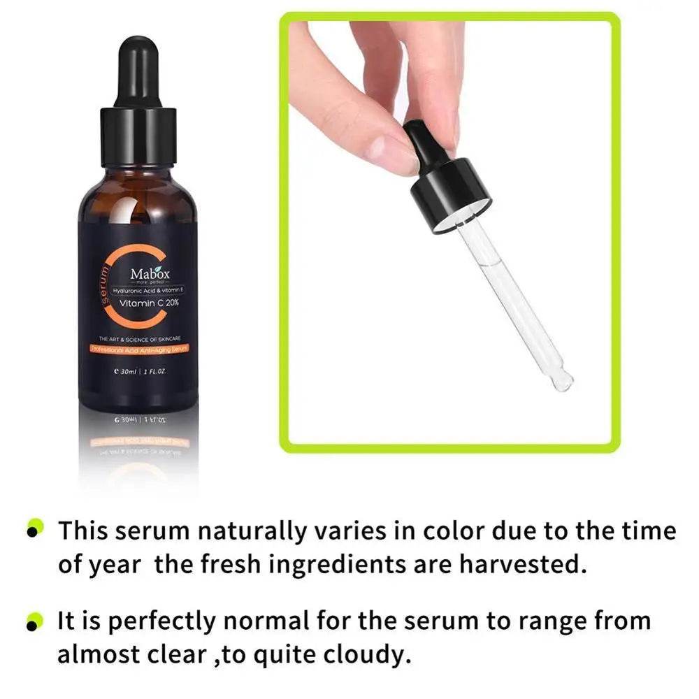 Rétinol + Sérum Blanchissant à la Vitamine C et Crème Visage Blanchissante - Afrotix