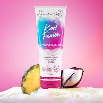 Kurl Fusion Gel crème coiffant hydratant et nourrissant - 250ml - Afrotix #