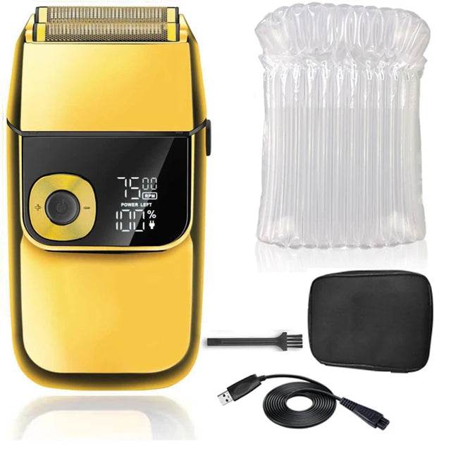 Kemei Professional Hair Trimmer For Men Electric Shaver Beard & Hair Clipper Rechargeable Haircut Machine For Barber Salon Home - Afrotix