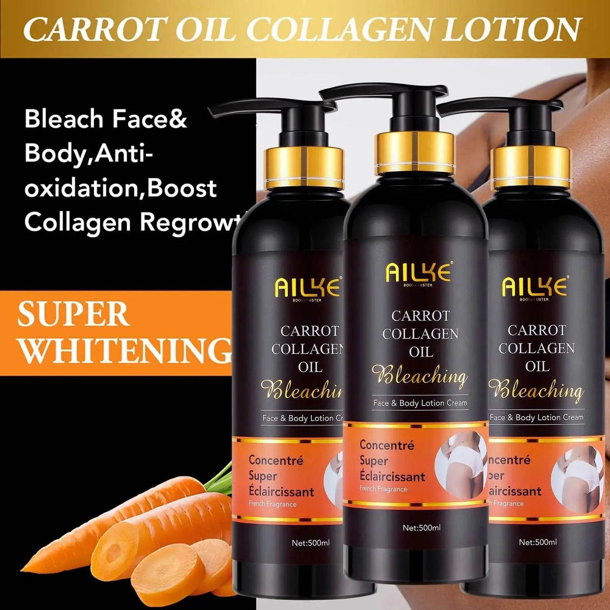 Kit de soins de la peau 5 en 1 au collagène AILKE, - Afrotix