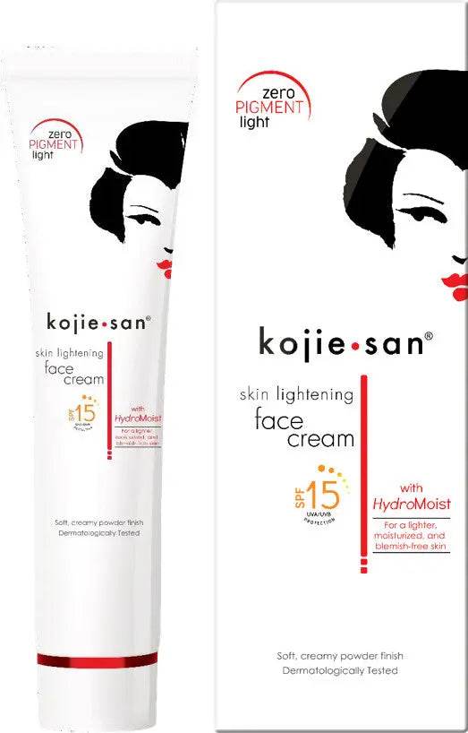 Kojie San Crème Visage Éclaircissante & Éclaircissante SPF15 22g - Afrotix