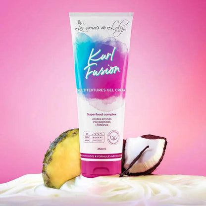 Kurl Fusion Gel crème coiffant hydratant et nourrissant - 250ml - Afrotix