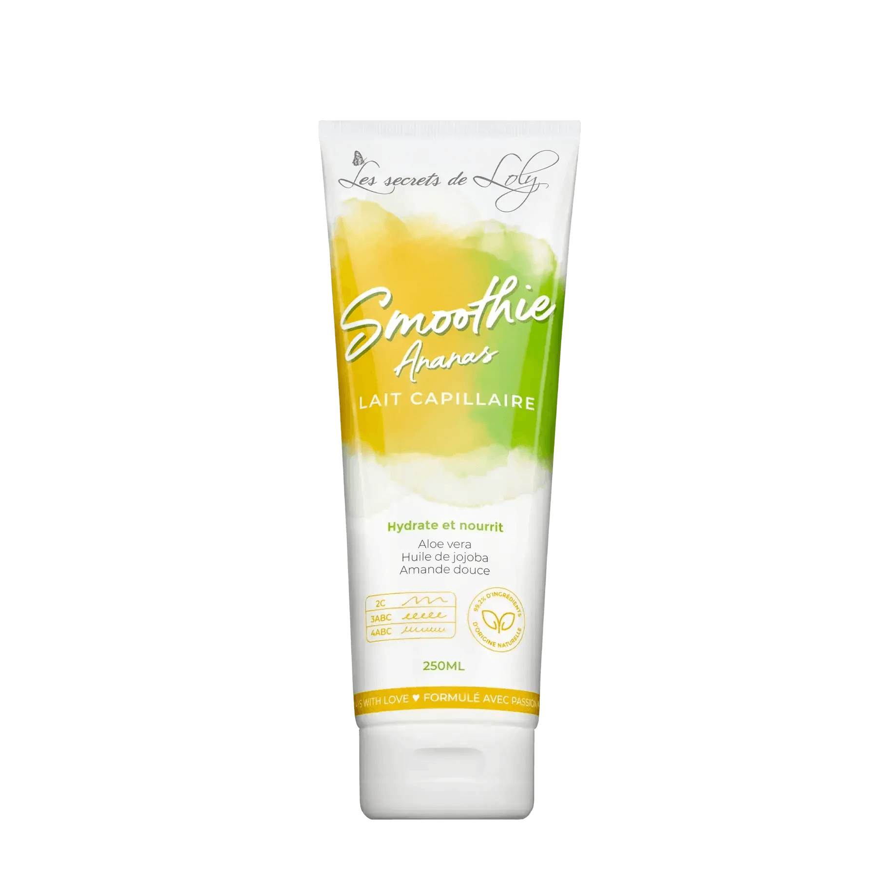LES SECRETS DE LOLY SMOOTHIE ANANAS Lait capillaire - 250ml - Afrotix