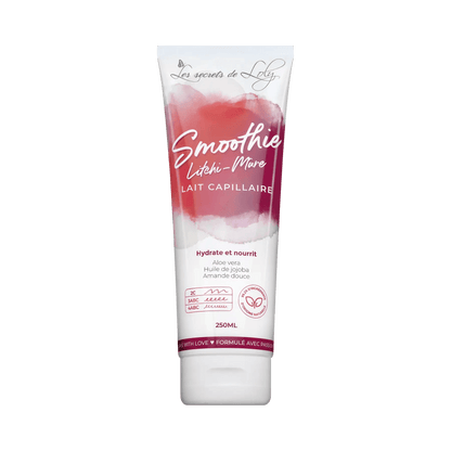 LES SECRETS DE LOLY SMOOTHIE LITCHI-MÛRE Lait capillaire - 250ml - Afrotix
