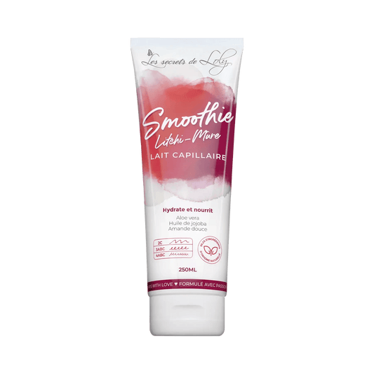 LES SECRETS DE LOLY SMOOTHIE LITCHI-MÛRE Lait capillaire - 250ml - Afrotix