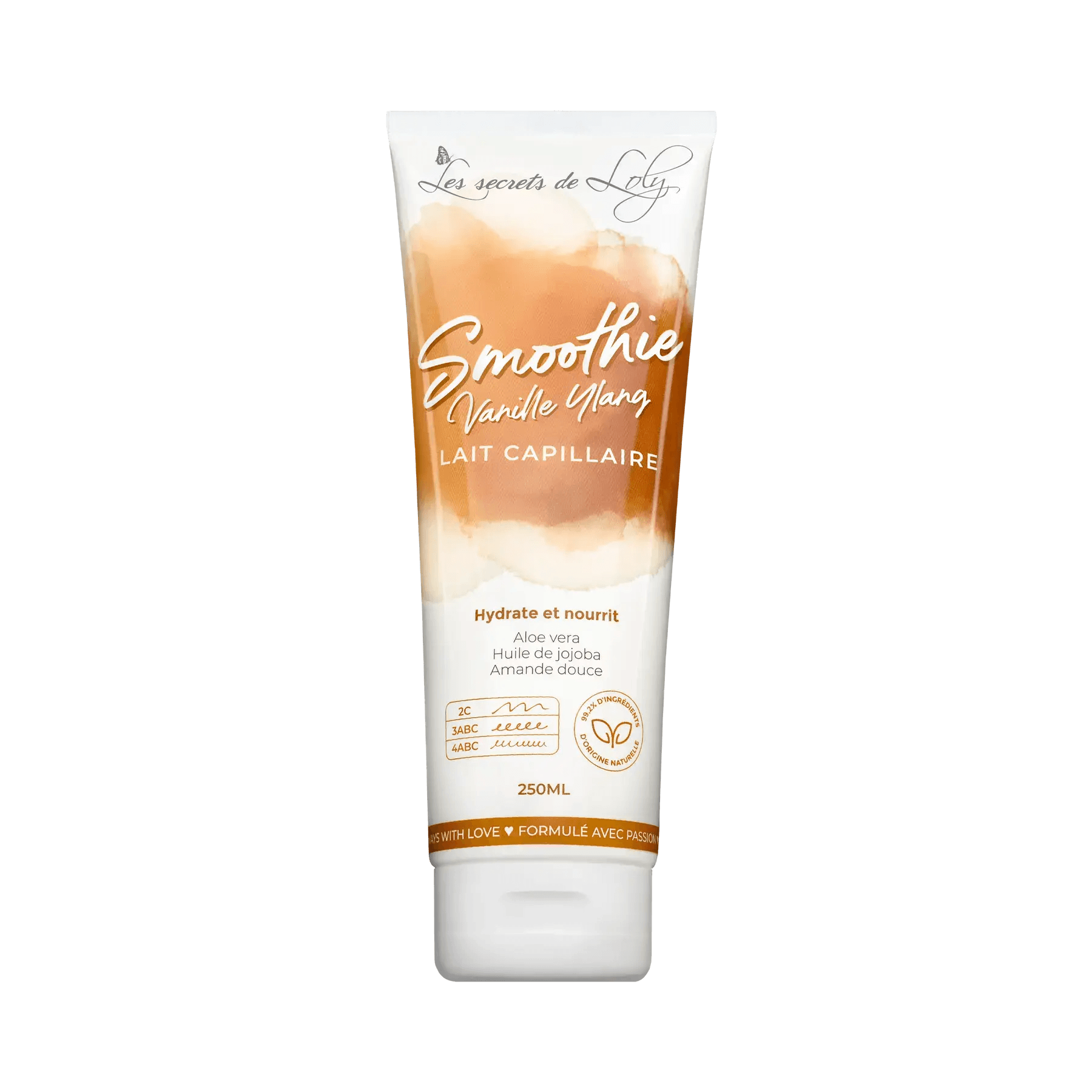 LES SECRETS DE LOLY SMOOTHIE VANILLE YLANG Lait capillaire - 250ml - Afrotix