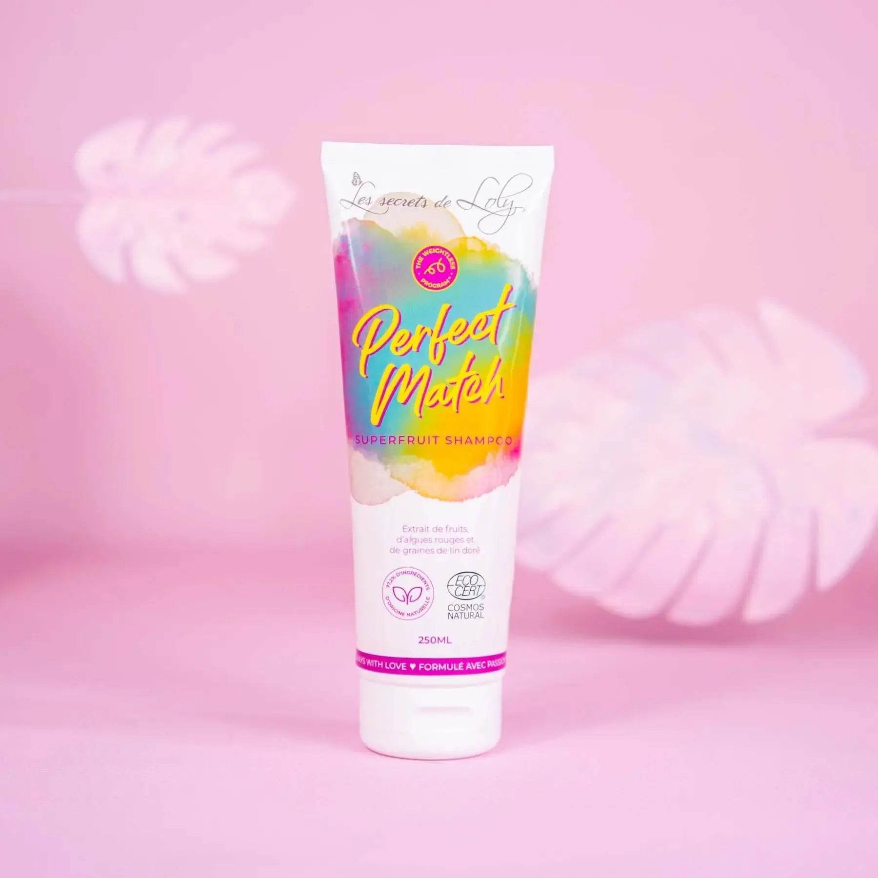 LES SECRETS DE LOLY Shampoing superfruit PERFECT MATCH 250ml - Afrotix