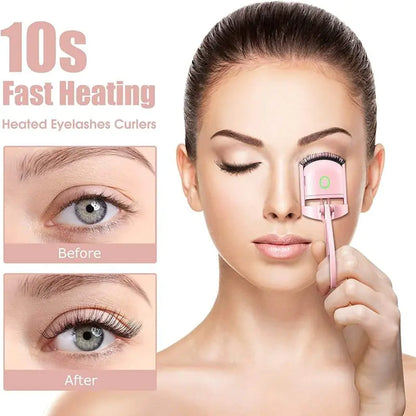Pink Electric Eyelash Curler - Afrotix