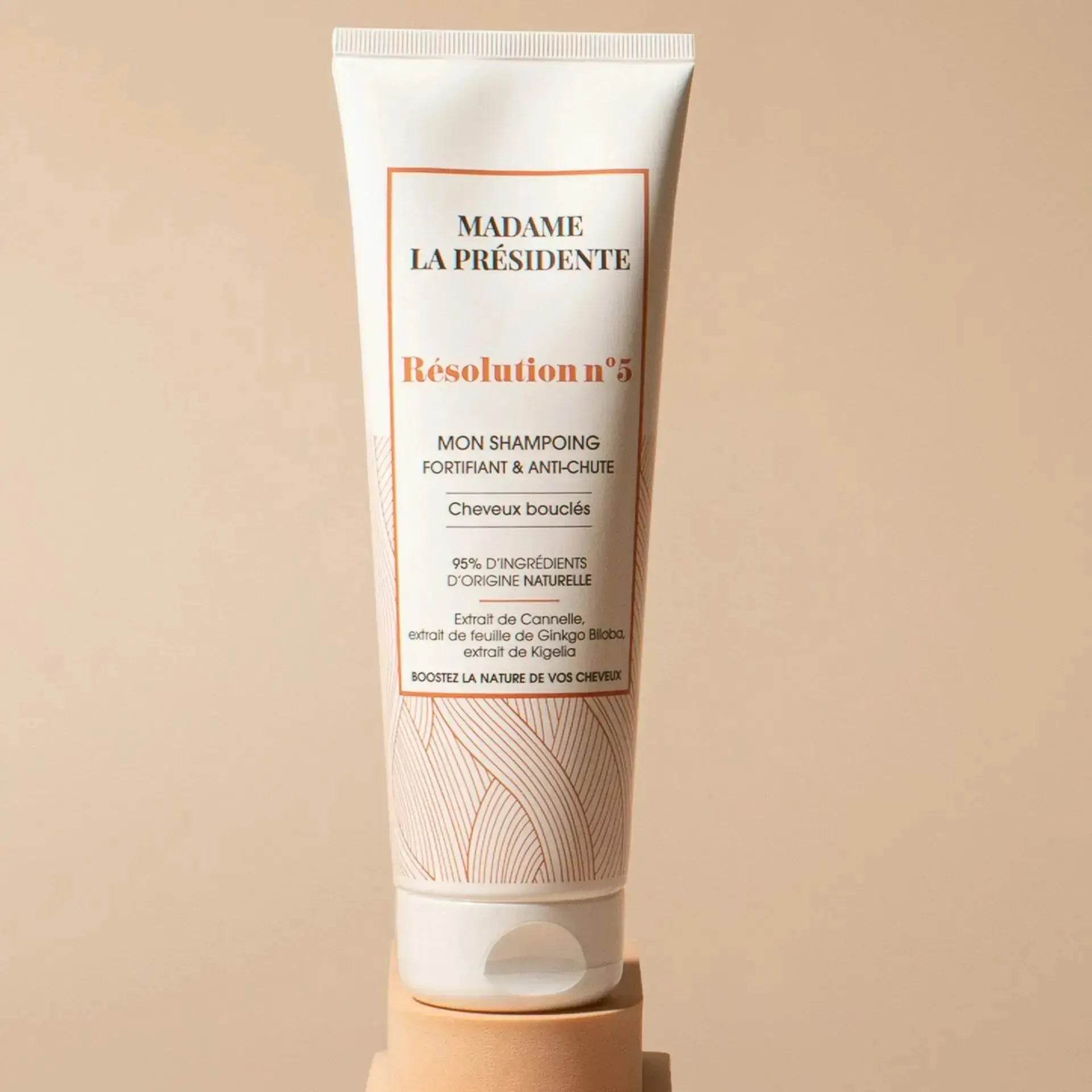 MADAME LA PRESIDENTE RÉSOLUTION N°5 Mon Shampoing Anti-chute Cheveux bouclés - Afrotix