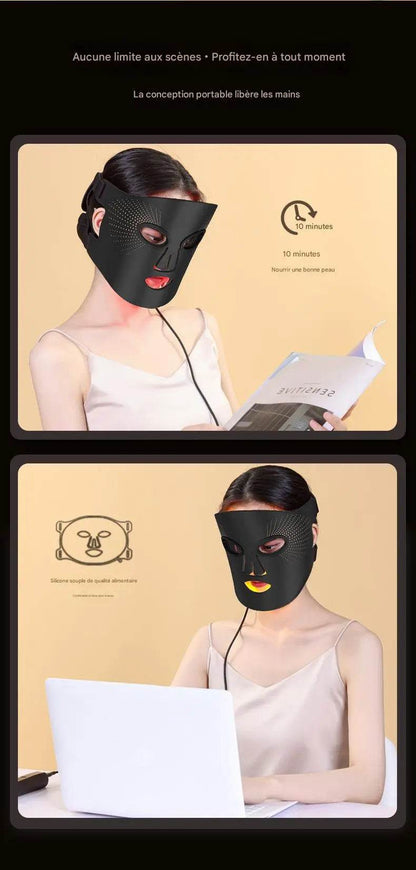 New Masque Lumière Rouge Photon Rajeunissement .. - Afrotix