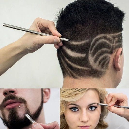 Magic engrave beard hair scissors Shavings Eyebrows Razor carve pen eprolo