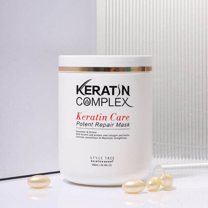 Shampooing et Après-Shampoing Lissant Complexe à la Kératine - Afrotix