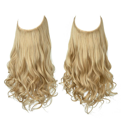 Hair extension wig invisible natural long curly hair - Afrotix