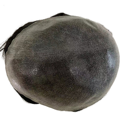 Men's Hairpiece For Export, Full Pu I Skin, Realistic And Natural, Breathable For Summer, Bald Head Mechanism, Top Hair Replacement Piece