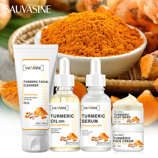 Turmeric Set Skin Care Set Five-piece Afrotix