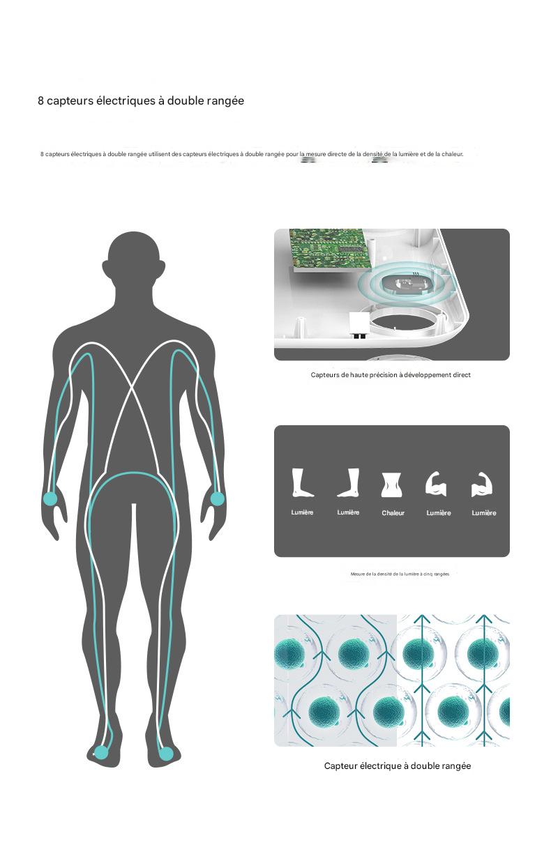 Nouvelle balance connectée compacte pour examen physique et perte de graisse : - Afrotix