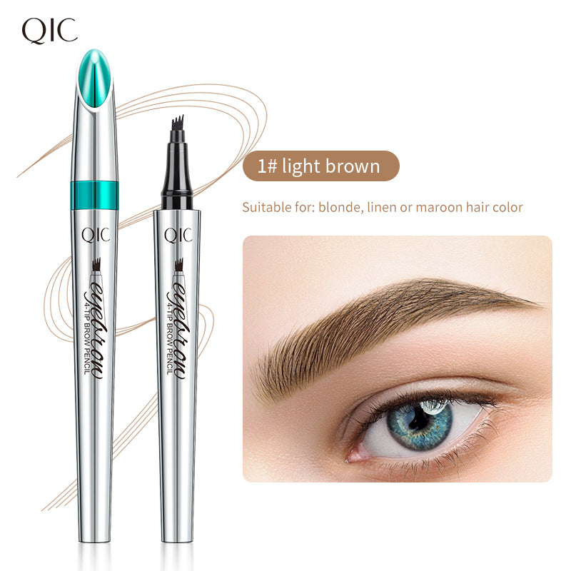 Four-prong Liquid Eyebrow Pencil Waterproof - Afrotix #
