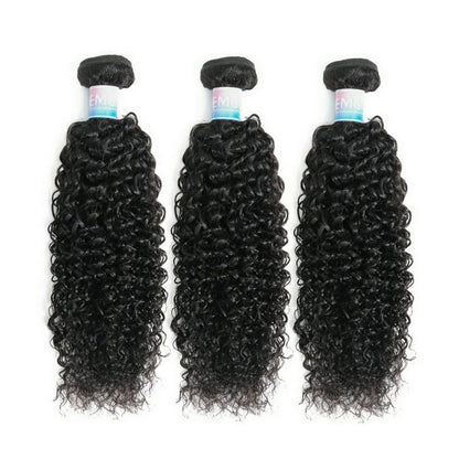 Tissage Cheveux Humains Kinky Curly - Qualité Premium 10A
