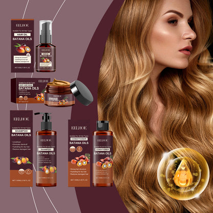 EELHOE Battana Hair Care Series Nourishing Repair Dry And Irritable Moisturizing Soft And Smooth Hair Care