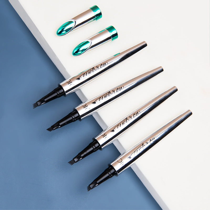Four-prong Liquid Eyebrow Pencil Waterproof - Afrotix #