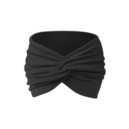 Bandeau de sport bohème pour femmes, large élastique de Yoga, accessoire de cheveux de course, coiffure de Style pastoral, bandeau à nœud