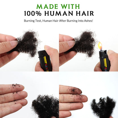 Real Hair Pompous Silk African Reggae Dirty Braid Velvet Afro Kinky Bulk Dreadlock 50g/pack Afrotix