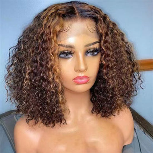 Nouvelle perruque femme explosif petit bouclé cheveux courts - Afrotix #