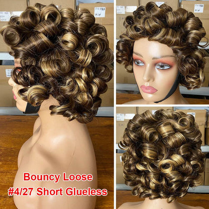 Perruque Volumineuse 250% Bouncy Loose - 100% Cheveux Humains - Afrotix